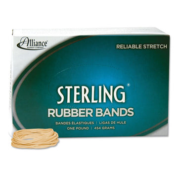 Alliance® Sterling Rubber Bands, Size 117b, 0.06" Gauge, Crepe, 1 Lb Box, 250-box freeshipping - TVN Wholesale